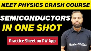 SEMICONDUCTORS in One Shot  All Concepts Tricks and PYQs  NEET Physics Crash Course [upl. by Greenland173]