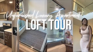 UNFURNISHED LUXURY LOFT TOUR MY NEW DREAM APARTMENT HOME IN LAS VEGAS ♡ I MOVED INTO A NEW PLACE [upl. by Einnal147]