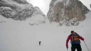 Sci Alpinismo  Cadini di Misurina  Forcella del Nevaio [upl. by Girand]