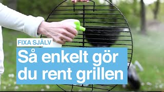 Gör rent grillgallret utan krångel eller specialmedel [upl. by Tamsky990]