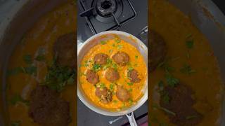 Protein filled Soya Kofta for lunch with garma garam chawal shorts youtubeshorts [upl. by Carroll]