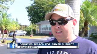 Seach off for Collier man who shot at deputies [upl. by Jamil]