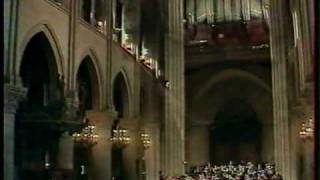 SAINTSAENS à Notre Dame de Paris concert 1997 [upl. by Jameson]