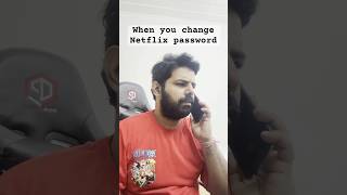 Netflix account log in comedy netflixindia funny ytshortsindia shorts [upl. by Eitsyrc]