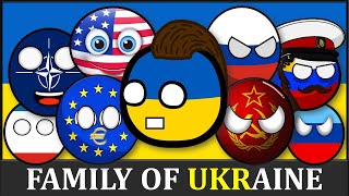 Family Of Ukraine  Countryballs [upl. by Edgard]