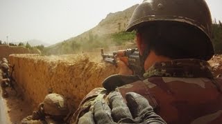 FIREFIGHT ON HELMET CAM IN AFGHANISTAN  PART 2 [upl. by Goss]