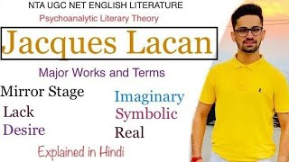 Jacques Lacan  Mirror stage Imaginary Symbolic and Real Works and Concepts explained in Hindi [upl. by Ramaj]