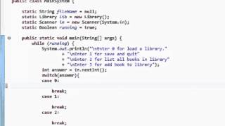 Java Simple Library System Part 4 [upl. by Laden]