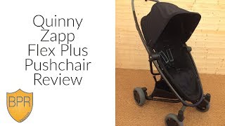 Quinny Zapp Flex Plus Pushchair Review  BuggyPramReviews [upl. by Bella]