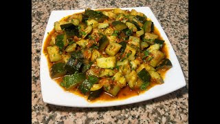 RECETTE EXPRESS D’ÉTÉ LES COURGETTES À LA MAROCAINE [upl. by Melody720]