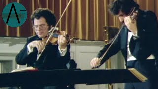 Perlman and Zukerman Henryk Wieniawski  Caprice in A Minor Excerpt [upl. by Anada]