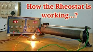 Rheostat working Demo in tamil [upl. by Evelin]