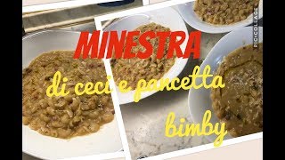 Minestra di ceci e pancetta [upl. by Eibrab]