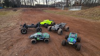 TRAXXAS XMAXX POSIDON 880KV  KRATON 8S 1100kv  TRAXXAS XRT  MINI MAXX CRUSH FALCON BMX PART1 [upl. by Grantland]