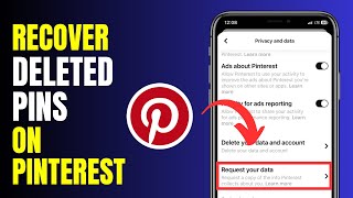 Recover Deleted Pins On Pinterest  2024 update [upl. by Mohkos]