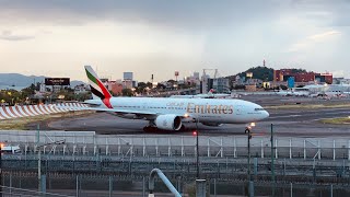 Plane Spotting en el AICM quotMMMXquot l LANDING AND TAKEOFF TO MEXICO CITY [upl. by Aneej]