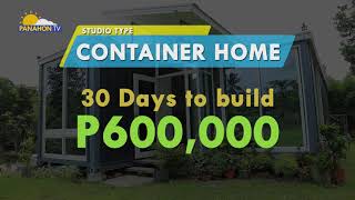 PANAHON TV REPORTS  Container House [upl. by Ratha]