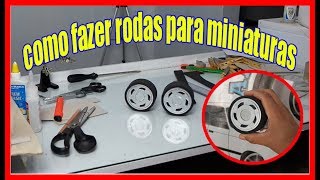 Como fazer RODAS para Miniaturas NOVO MODELO ► RODAS ORBITAIS  PASSO A PASSO [upl. by Ortrud649]