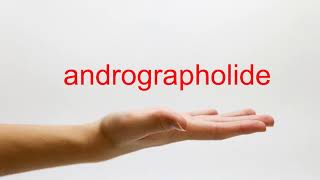 How to Pronounce andrographolide  American English [upl. by Iniretake565]