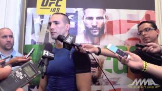 UFC 189 Rory MacDonald Says Robbie Lawler Loss ReMotivated Me [upl. by Ano]