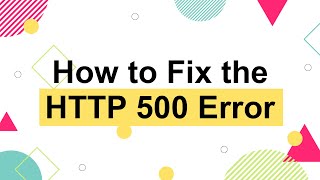 How to Fix the HTTP 500 Internal Server Error in WordPress [upl. by Niwred735]