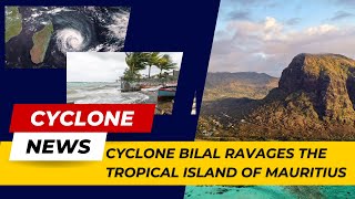 CYCLONE BILAL MAURITIUS 2024 [upl. by Eelatan]