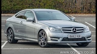 Mercedes Benz C Class 2 1 C220 CDi Blue Efficiency AMG Sport Plus 2dr Automatic 2012 [upl. by Hannavas]