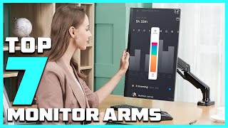 Top 7 Best Monitor Arms in 2024  Detailed Reviews amp Buyers Guide [upl. by Adien]