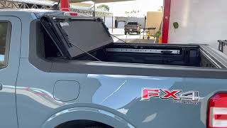 Ford Maverick Truck Bed Cover BAKFLIP MX4 Hard Folding Tonneau Cover [upl. by Presber]