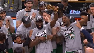 Jaylen Brown wins ECF MVP after beating the Pacers  Full Speech [upl. by Rosecan5]