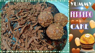 Ferrero Rocher CakeHomemadeYummy amp DeliciousChocolate Cake [upl. by Pontias]