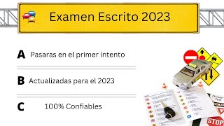 2023 Repaso de las PREGUNTAS DEL EXAMEN TEÓRICO de MANEJO en EspañolLicencia de Conducir en EEUU [upl. by Cindelyn]