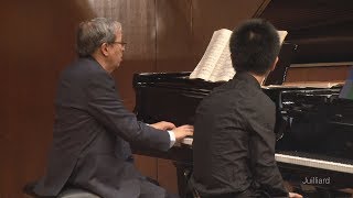 Qi Xiu Beethovens Hammerklavier Sonata  Juilliard Murray Perahia Piano Master Class [upl. by Alberta]