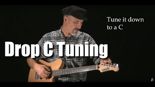 How To Tune To Drop C Tuning [upl. by Gessner]