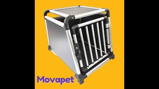 Movapet aluminium hundebur til bil [upl. by Reine]