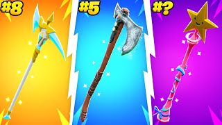 25 SWEATIEST Fortnite Pickaxes Season OG [upl. by Ijok630]