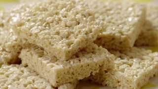 How to Make Marshmallow Crispy Bars  Snack Recipe  Allrecipescom [upl. by Ahseenat]