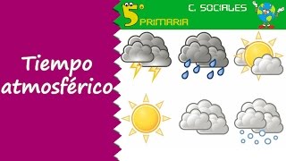 Tiempo atmosférico Sociales 5º Primaria Tema 3 [upl. by Airol]