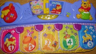 Disney VTech Learn with Pooh and Friends Piano musical crib toy [upl. by Oiramal]