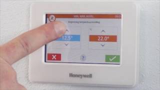 Temperatuur instellen per evohome zone  Honeywell Home [upl. by Alethia]