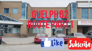 Guelph g2 route part 1  road test  Where is the easiest G2 test in Ontario [upl. by Inattirb]