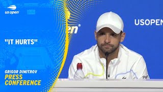 Grigor Dimitrov Press Conference  2024 US Open Quarterfinal [upl. by Seiden]