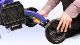 How to adjust the brakes of the Airgo rollator [upl. by Willms707]