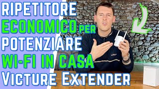 RIPETITORE WIFI ECONOMICO per la casa Victure Extender [upl. by Yesac]