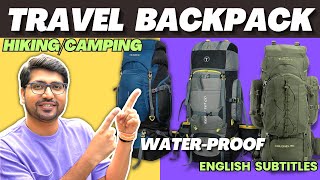 Best Rucksack Under 3000⚡Best Travel Backpack 2023⚡Top 5 Hiking Backpack In India [upl. by Sofer76]