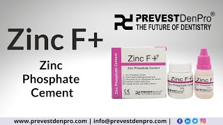 Zinc F  Zinc Phosphate Cement  Prevest DenPro  The Future of Dentistry [upl. by Eyahc]