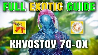 Exotic Khvostov Quick and Easy Full Guide  Visions and Motes Locations  Destiny 2 [upl. by Julian]