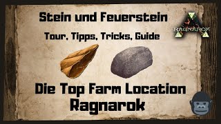 🦖ARK‬ Survival Evolved 🦖Stein und Feuerstein Top Farm Locations INFOGUIDE Deutsch Farmen 2022 [upl. by Nylyahs]