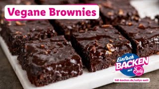 Vegane Brownies  Rezepte für Lidl von Sallys Welt [upl. by Sumaes640]