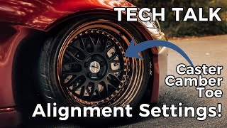 Car Alignment settings  Explaination and my pitfalls on my Rocket Bunny V2 Widebody GT86 [upl. by Nikolas621]